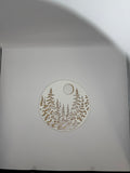 Snowy Tree Scene Wall Art