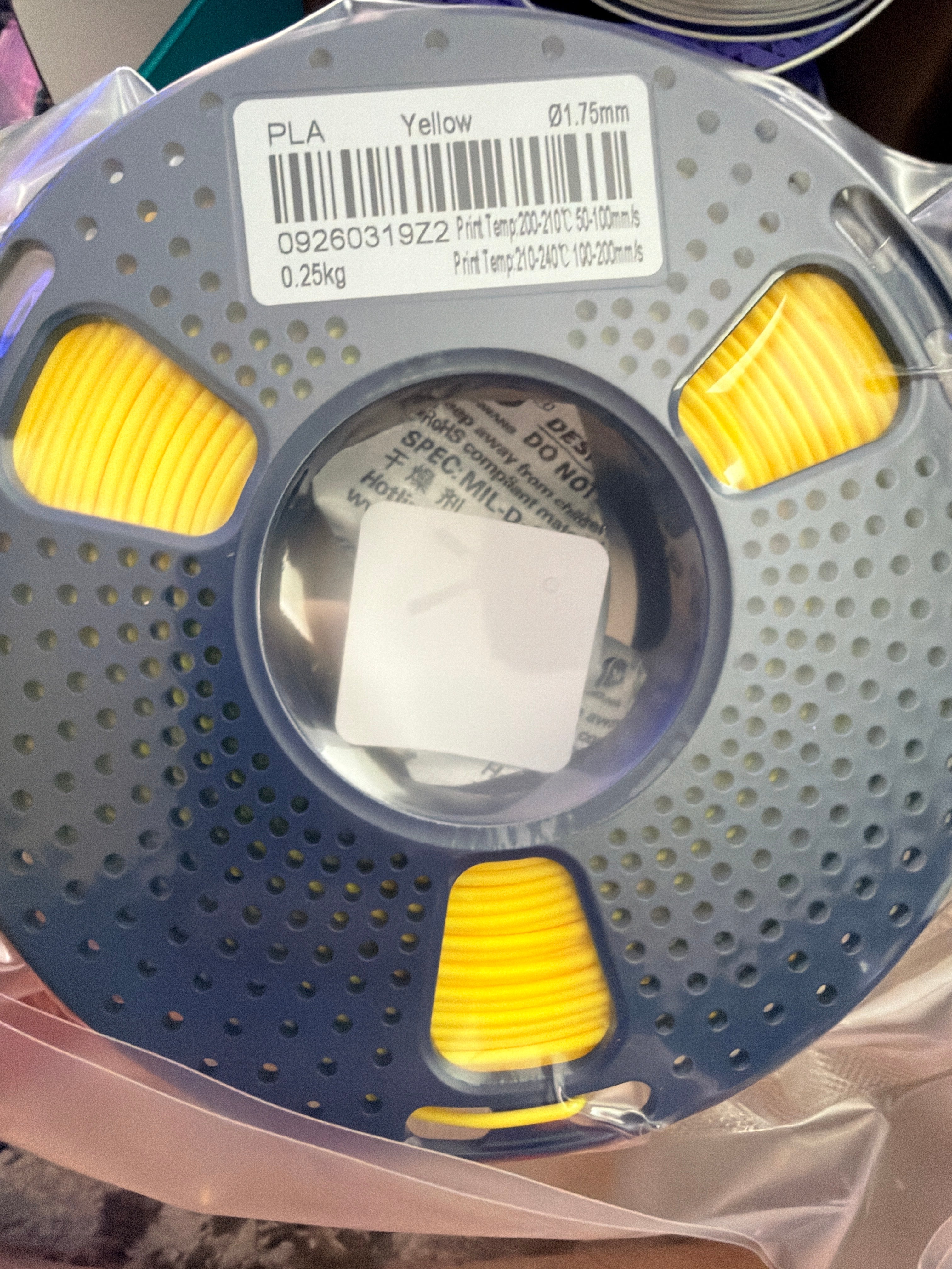 Sunlu PLA 0.25kg w/ Spool