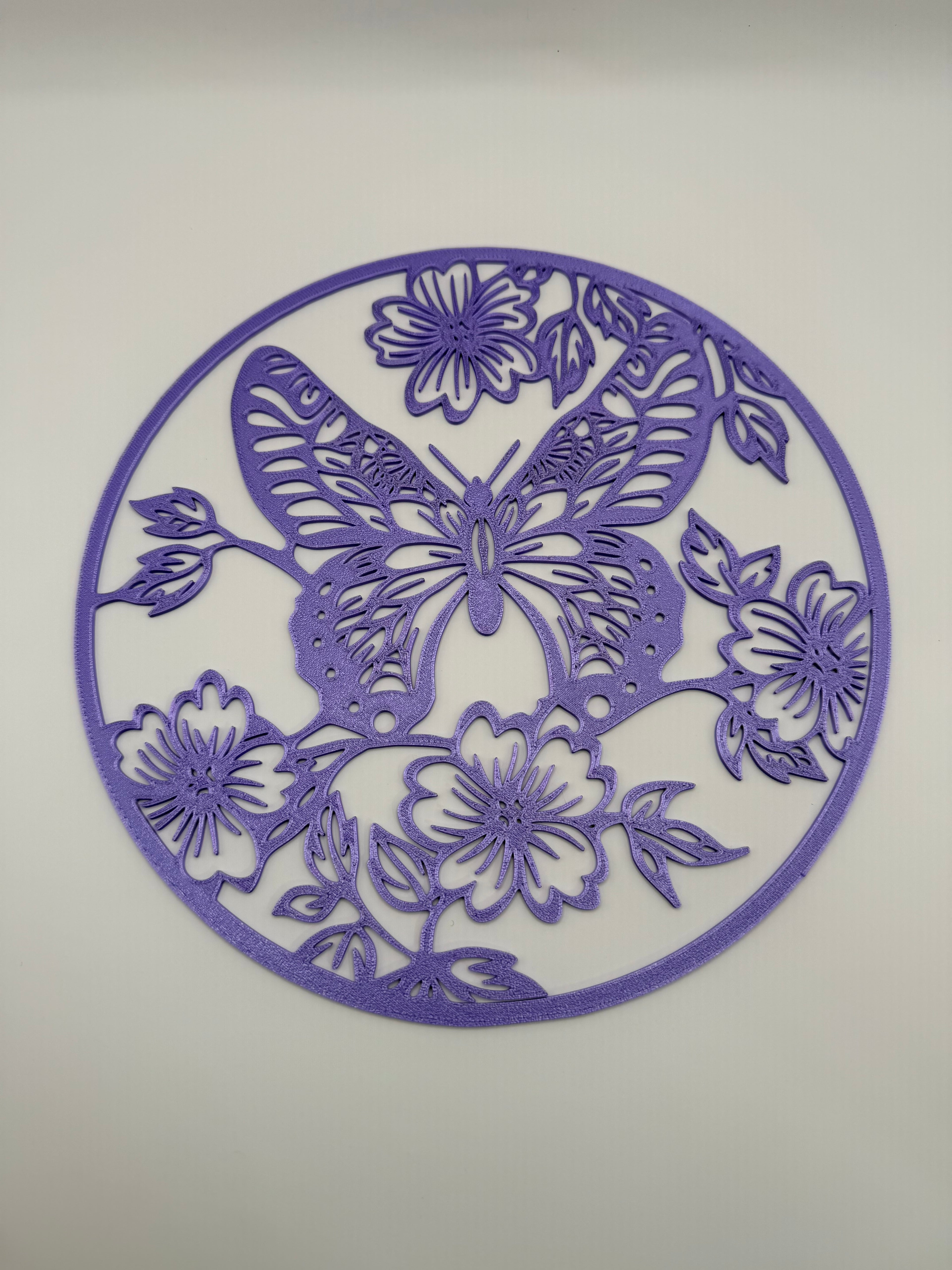 2D Butterfly Wall Art