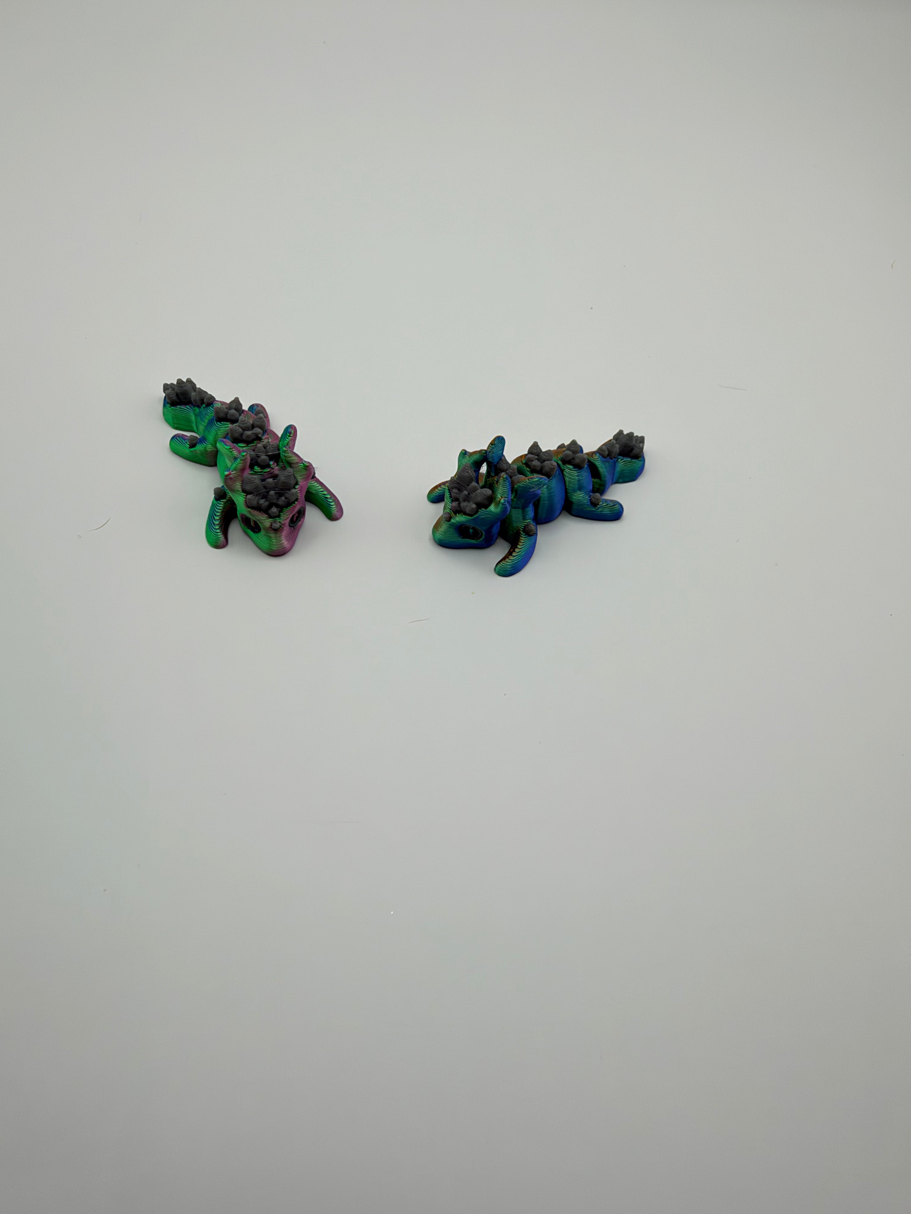 Baby finger length flexi dragon